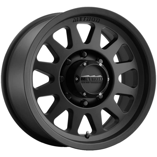 Method MR704 HD 17x9 18mm Offset 8x180 130.81mm CB Matte Black Wheel MR70479088518H