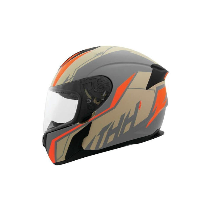 THH Helmets T810S Turbo Gray/Orange Large 646879