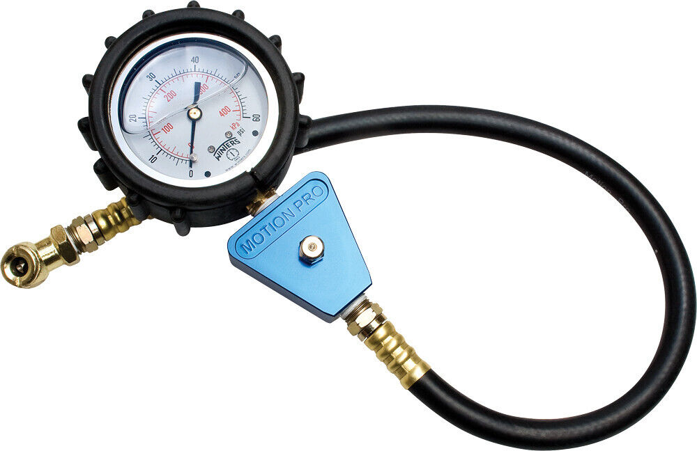 Motion Pro Professional Tire Pressure Gauge 2.5" 0-60 Psi Liquid Filled 08-0402