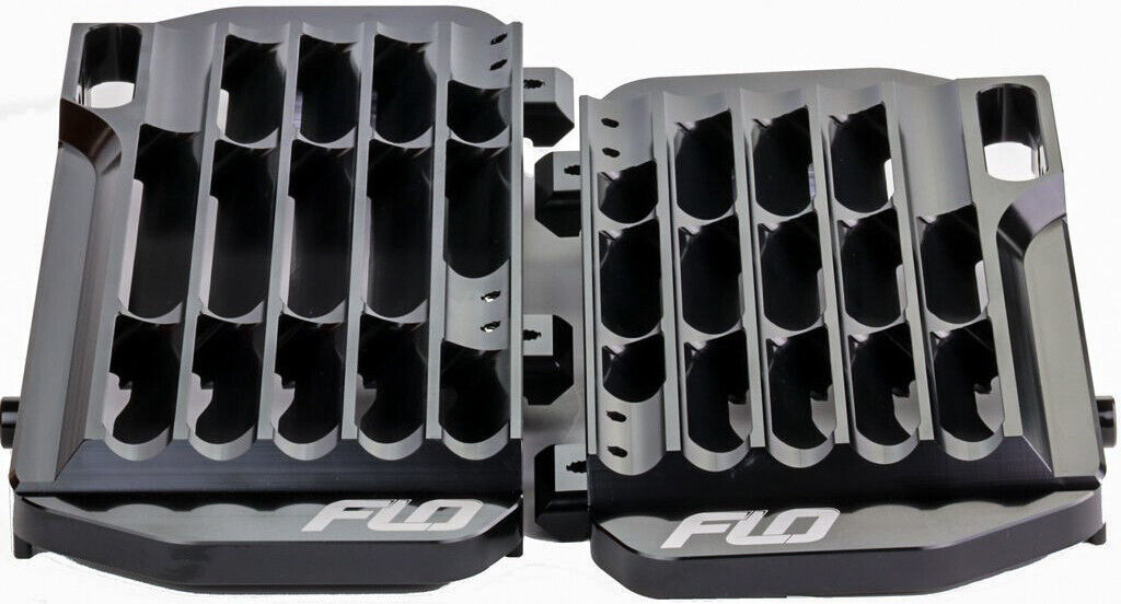 Flo Motorsports High Flow Radiator Braces Black Crf450R/Rx 17-20 Crf250R 2018 FLO755BLK