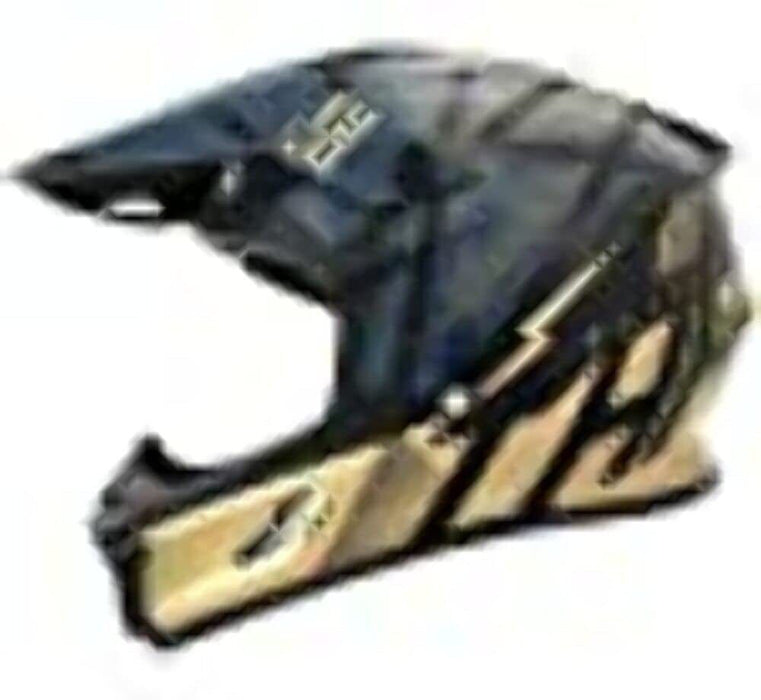 THH Helmets T710XR Battle Blue/Gold Medium 646402