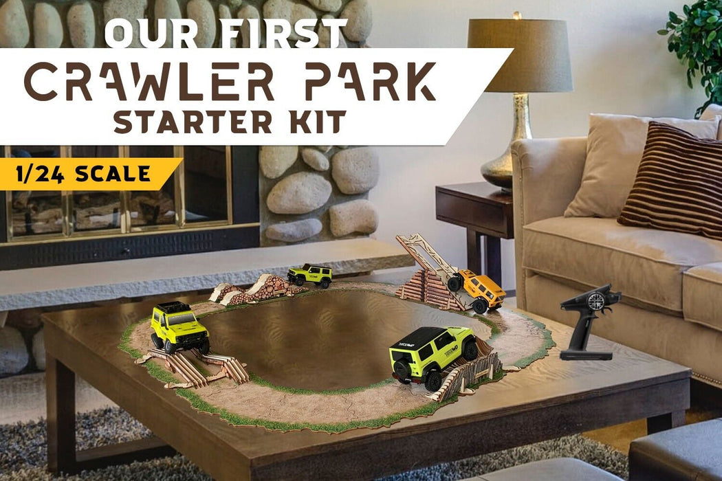 Toyswd Crawler Park Starter Kit Carpet Circuit Rc Crawler Park 1/24 1/18