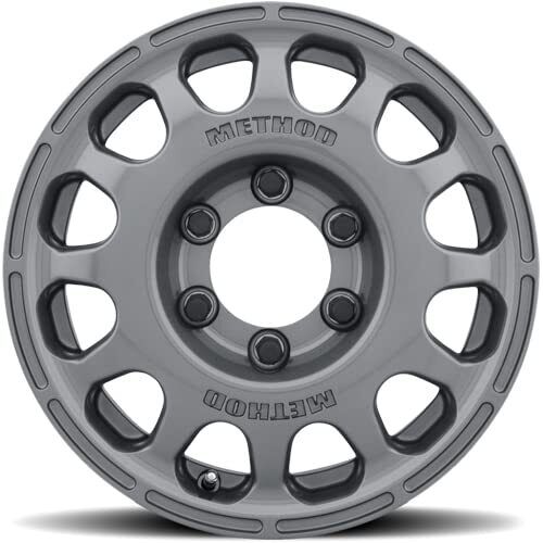 Method MR107 16x7 +25mm Offset 6x5.5 106.25mm CB Gloss Titanium Wheel MR10767060825