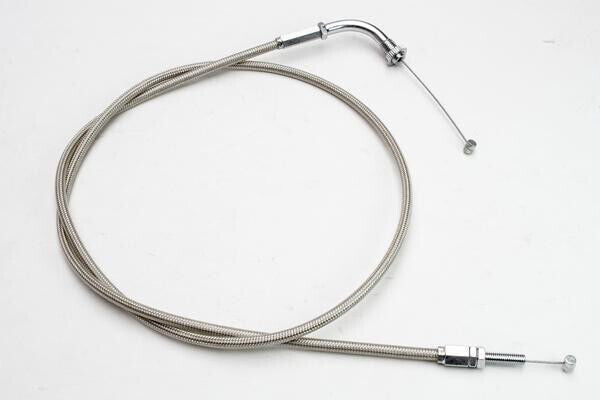 Motion Pro Armor Coat Stainless Steel Pull Throttle Cable (+8In.) 62-0422