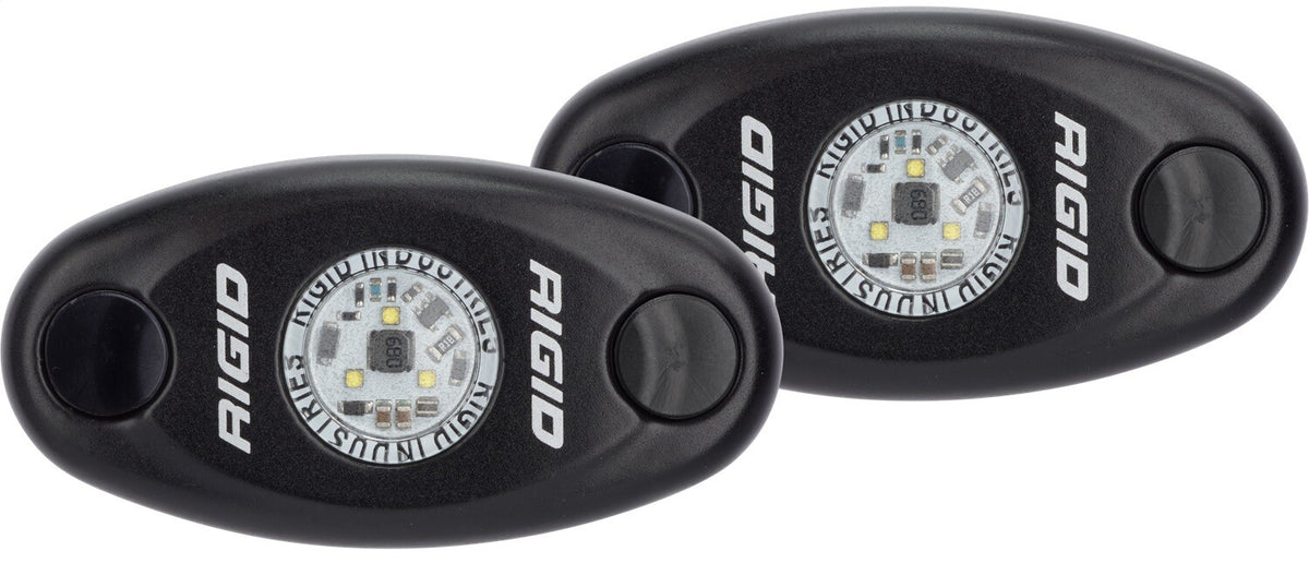 RIGID A-Series Flush Mount Red Low Power Led LightsPair 482043