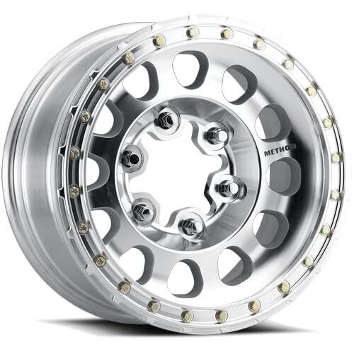 Method MR103 Beadlock 17x9 -12mm Offset 8x170 130.81mm CB Raw Machined w/BH-H24125 Wheel MR10379087312B