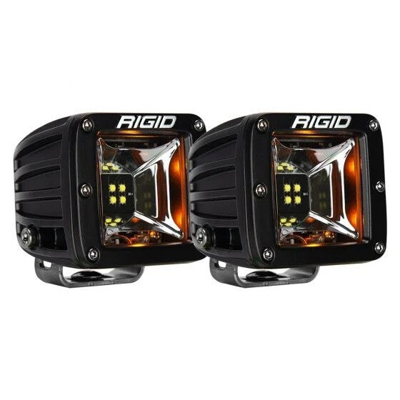RIGID Radiance Pod Scene Led Lights Pair Amber Backlight 68204