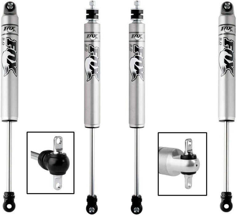 Fox 2.0 Front Rear Shocks Fits 1997 2006 compatible with Jeep Wrangler TJ LJ 2WD 4WD