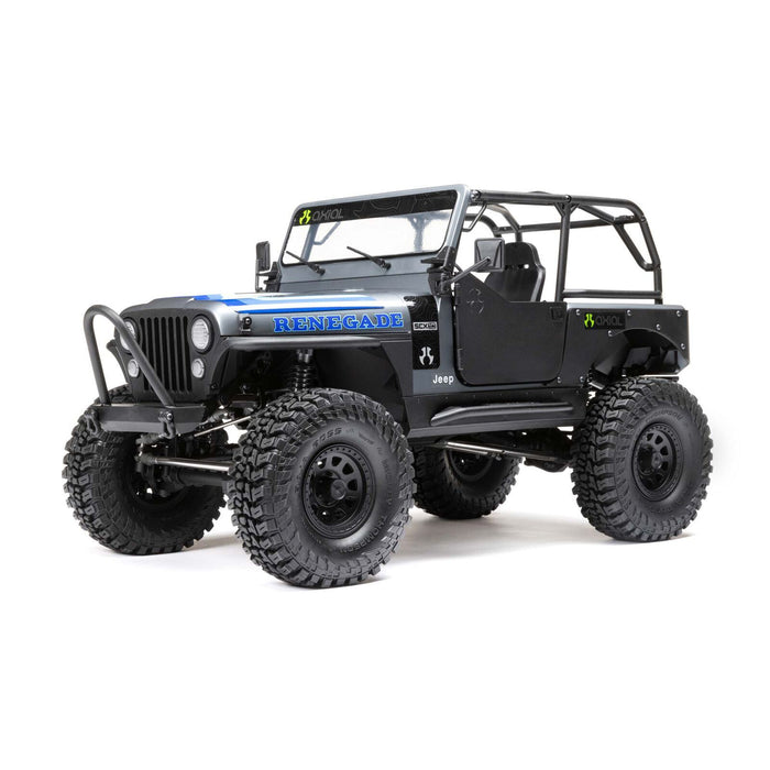 Axial 1/10 SCX10 III compatible with Jeep CJ-7 4WD BRUSHED RTR, GREY