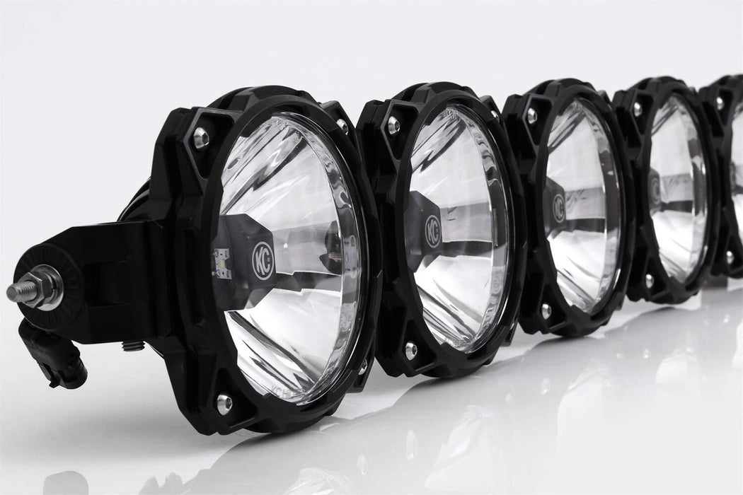 KC HiLiTES 07-18 compatible with Jeep JK 50in Pro6 Gravity LED 8-Light Light Bar System (160W Combo Beam) 91313