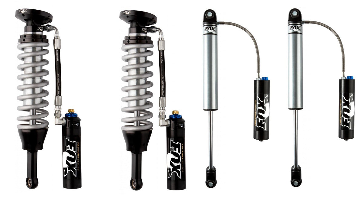 FOX Factory Race Series 2.5 Reservoir Front Coil-over Pair Rear Shocks Pair F015