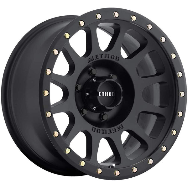 Method Wheels MR305 NV 17x8.5 /+25mm Offset / 6x120 / 83mm CB Matte Black Wheel MR30578562525