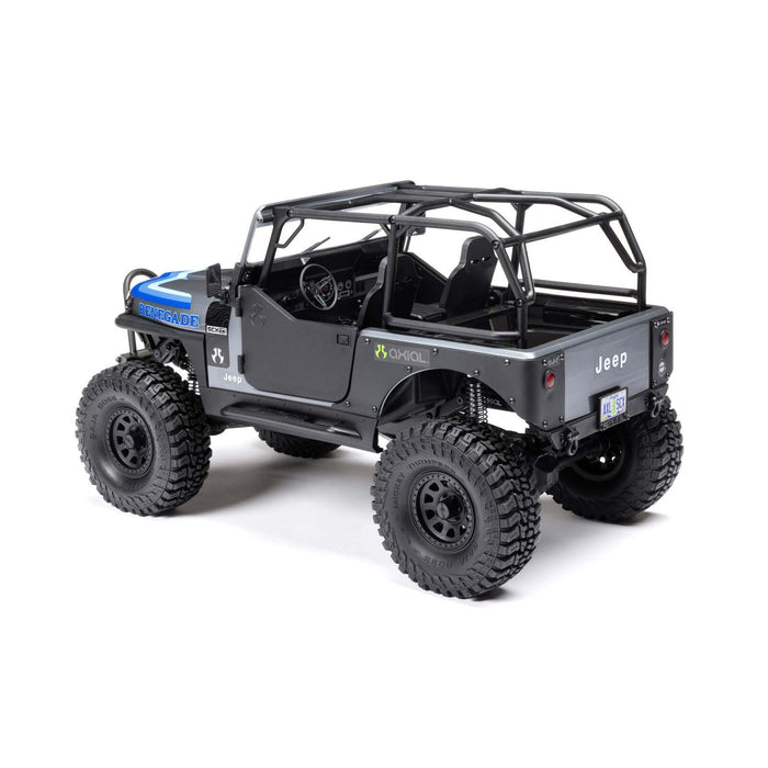 Axial 1/10 SCX10 III compatible with Jeep CJ-7 4WD BRUSHED RTR, GREY