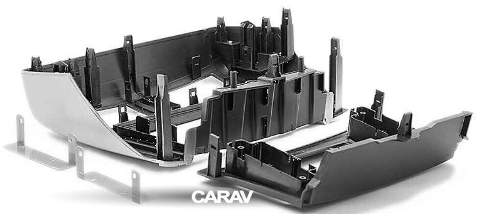 Carav In-Dash Car Audio Installation Kit For Head Units: : 2 Din 173 X 98 Mm 178