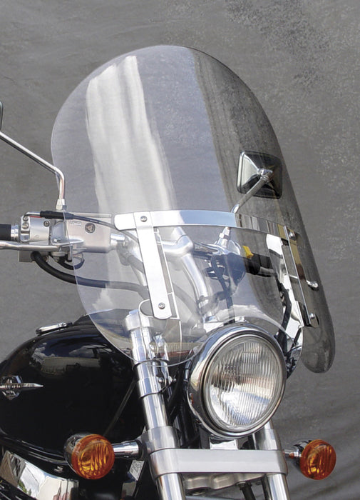 National Cycle 83-22 Harley XL/FXR/D/17-25 Hon/07+ Kaw Dakota 3 w/Low Turn Signals Windshield-Clr NC125A