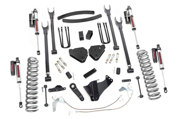 Rough Country 6 Inch Lift Kit Gas 4 Link Vertex Fits Ford F-250/F-350 Super Duty (08-10) 58850