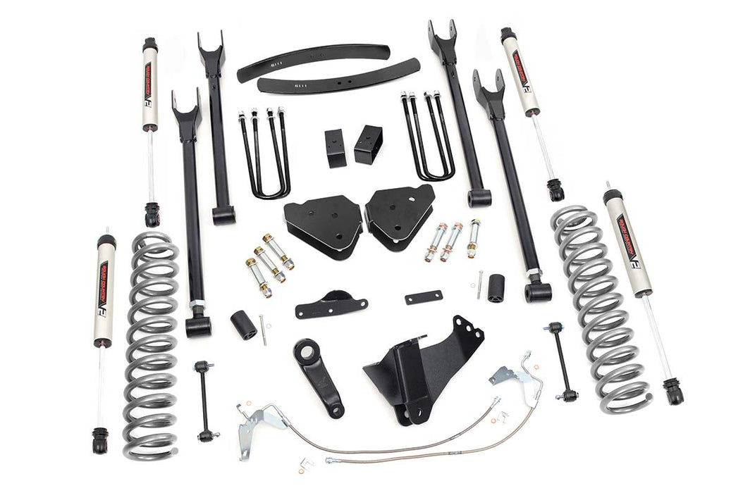 Rough Country 6 Inch Lift Kit Diesel 4 Link V2 Ford F-250/F-350 Super Duty (08-10) 58470