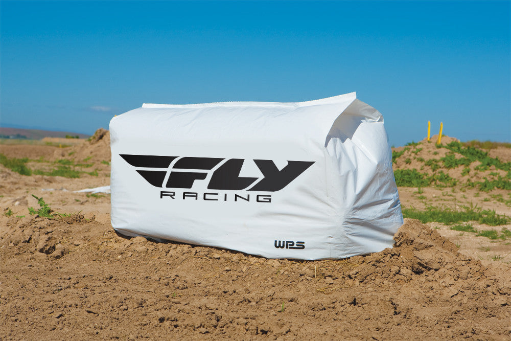 Fly Racing Bale Cover White 44 X 20 X 33 FLY HAY BALE COVER