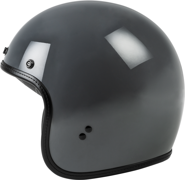 Highway 21 Motorcycle .38 Open Face Helmet (Grey, X-Large)