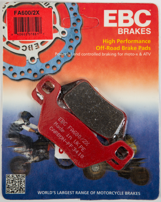 EBC Brakes FA600/2X Disc Brake Pad Set