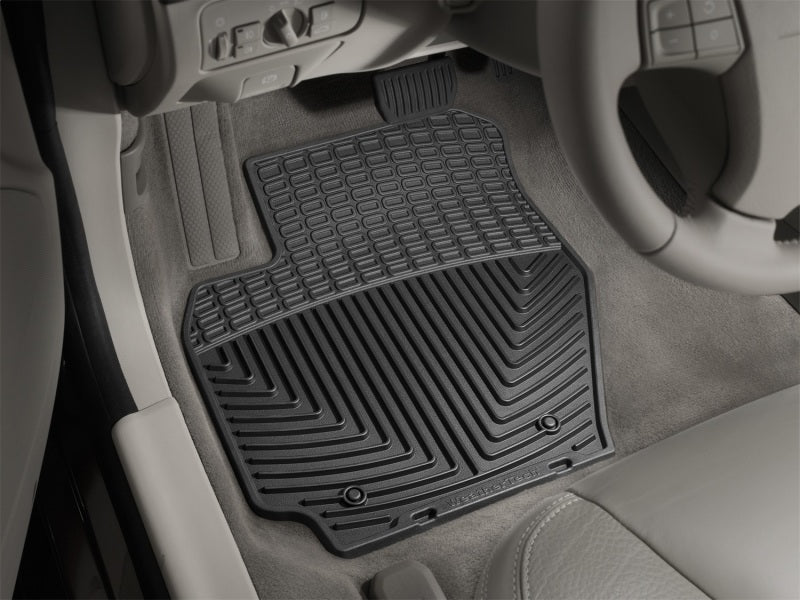 WeatherTech 07+ Volvo S80 Front Rubber Mats Black W169