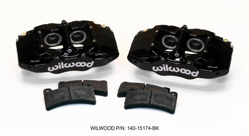 Wilwood DPC56 Rear Caliper Kit Black Corvette All C5 / Base C6 1997-2013 140-15174-BK