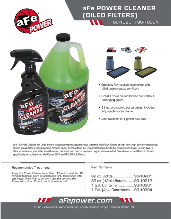 AFE MagnumFLOW Pro 5R Air Filter Power Cleaner 32 oz Spray Bottle (12 Pack) 90-10212