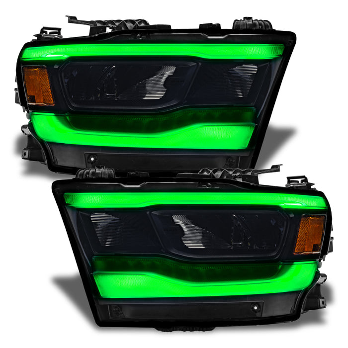 Oracle 19-21 RAM 1500 RGB+W Headlight DRL Kit Reflector LED w/ BC1 Controller SEE WARRANTY 1281-335