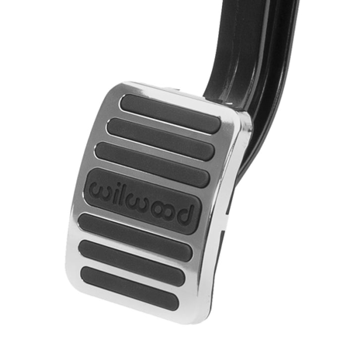 Wilwood Brake Pedal Cover And Trim Plate Kit Black Rubber/Stainless 330-15866