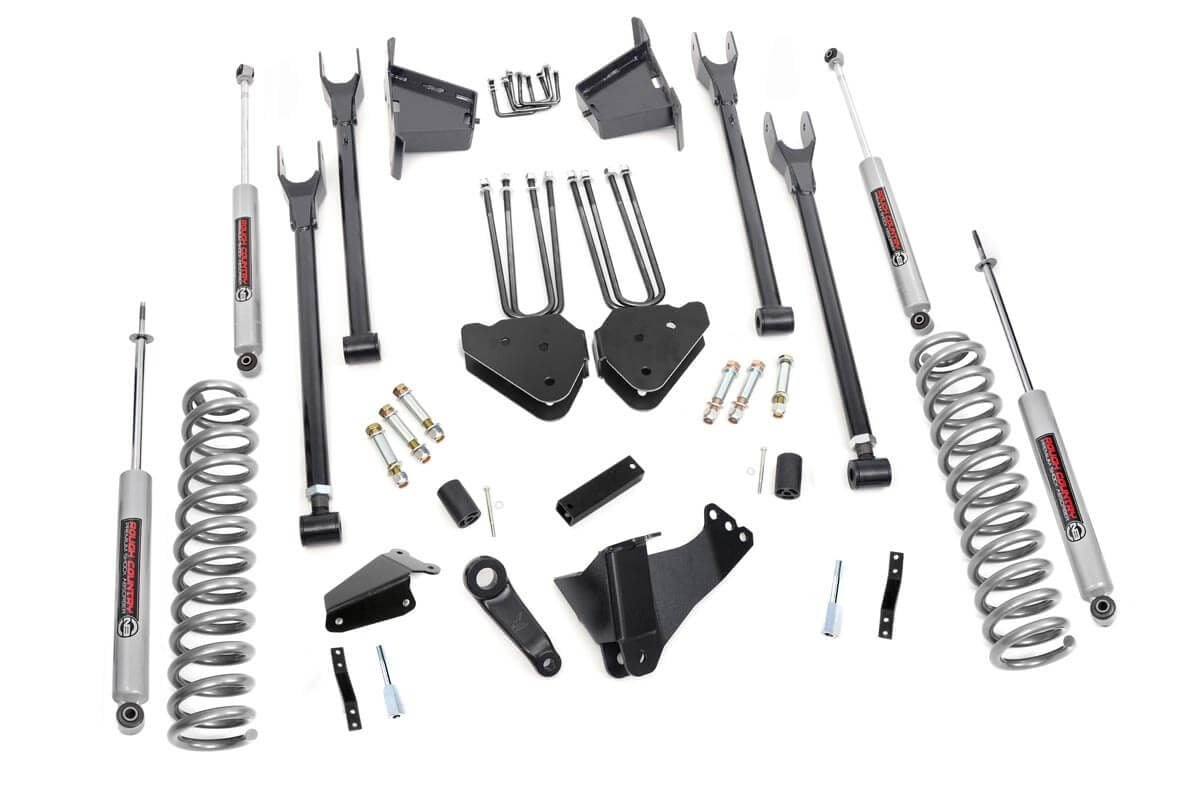 Rough Country 8 Inch Lift Kit 4 Link Rr Blocks Fits Ford F-250/F-350 Super Duty (05-07) 591.20