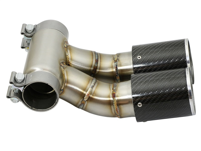 aFe Power 13-14 Porsche Cayman S / Boxster S Carbon Fiber Exhaust Tip Upgrade 49C36413-C