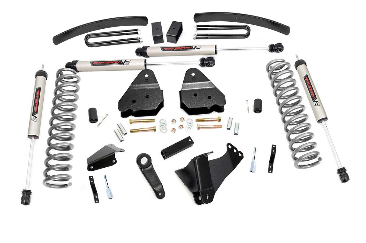 Rough Country 6 Inch Lift Kit Diesel V2 Fits Ford F-250/F-350 Super Duty (05-07) 59370
