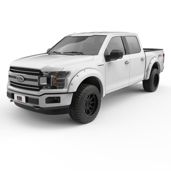 EGR 15+ Ford F150 Bolt-On Look Color Match Fender Flares Set Oxford White 793474-Z1