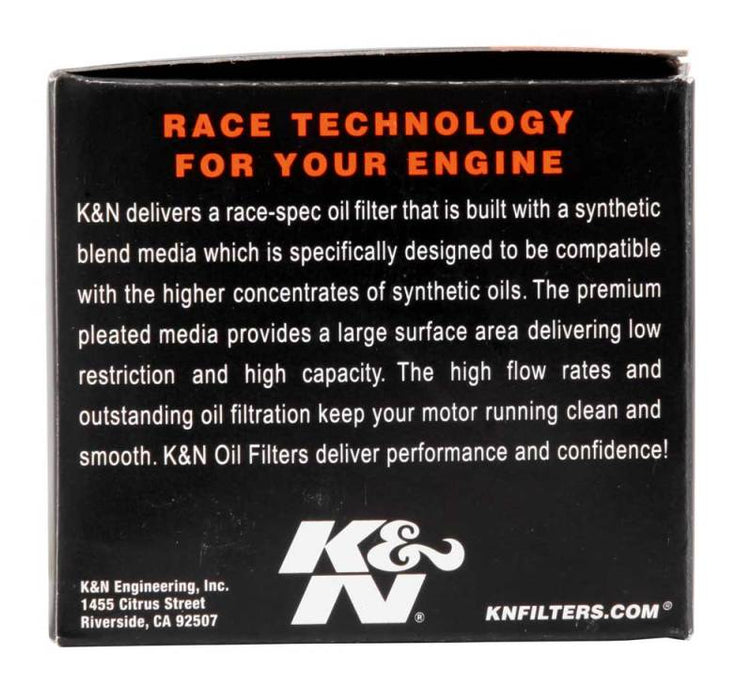 K&N Motorcycle Oil Filter: High Performance, Premium, Designed to be used with Synthetic or Conventional Oils: Fits Select Triumph Vehicles, KN-192