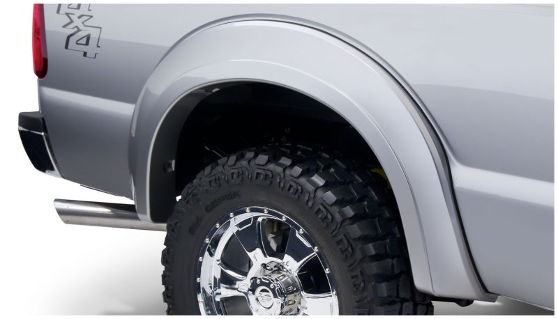 Bushwacker 11-16 Ford F-350 Super Duty Styleside Extend-A-Fender Style Flares 4pc Black 20932-02