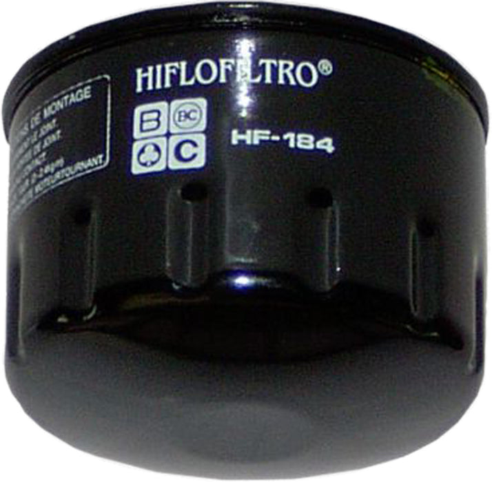 Hiflofiltro HF184 Premium Oil Filter, Black