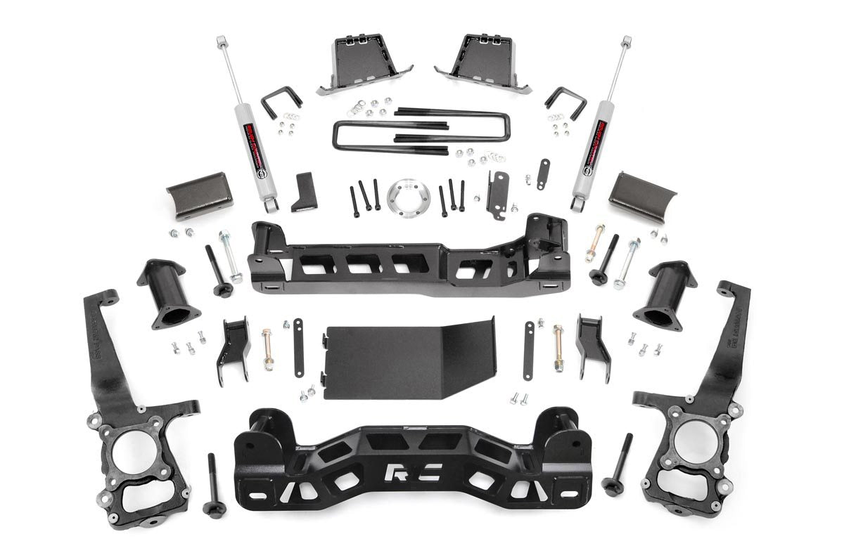 Rough Country 6 Inch Lift Kit Fits Ford F-150 4WD (2014) 57530_A