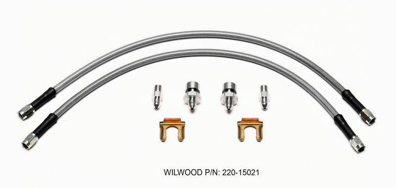 Wilwood Flexline Kit 18 inch -3 3/8-24 IF 1/8 NPT Straight 220-15021