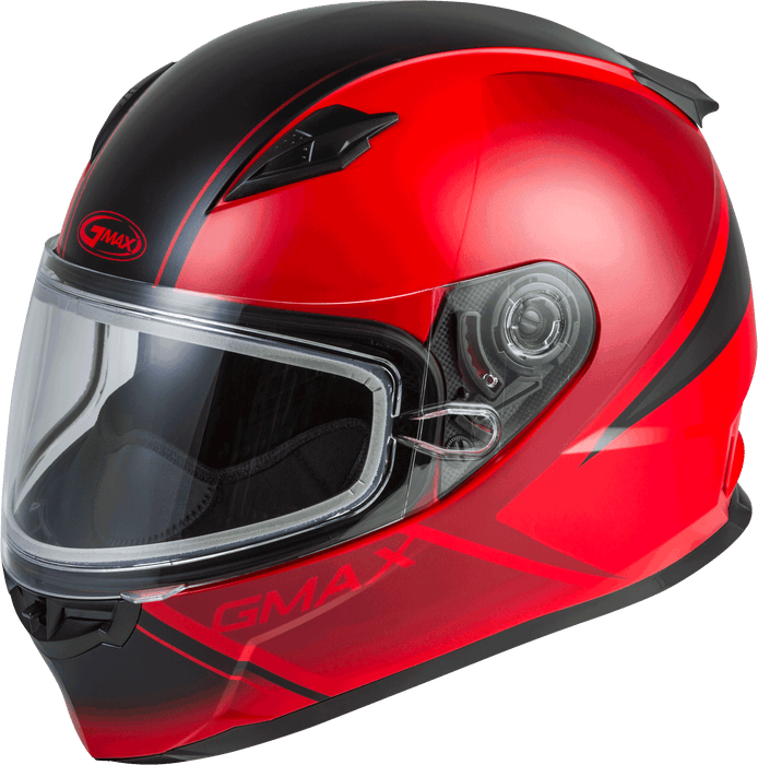 FF-49S Full-FACE Hail Snow Helmet Matte RED/Black MD