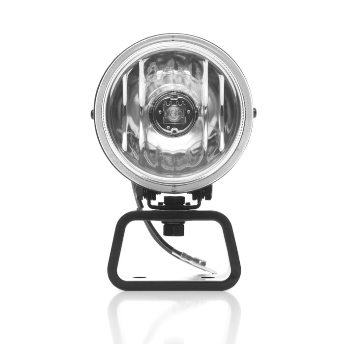 KC HiLiTES Rally 400 4in. Round Halogen Light 55w Spread Beam (Pair Pack System) Black 490