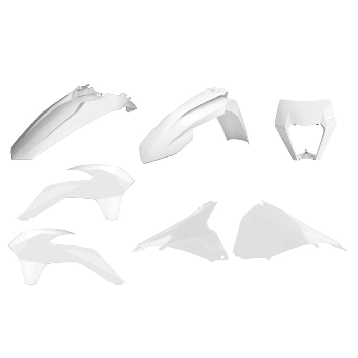 Polisport Front Enduro Restyle Kit (WHITE KTM) For 14-16 KTM 300XCW