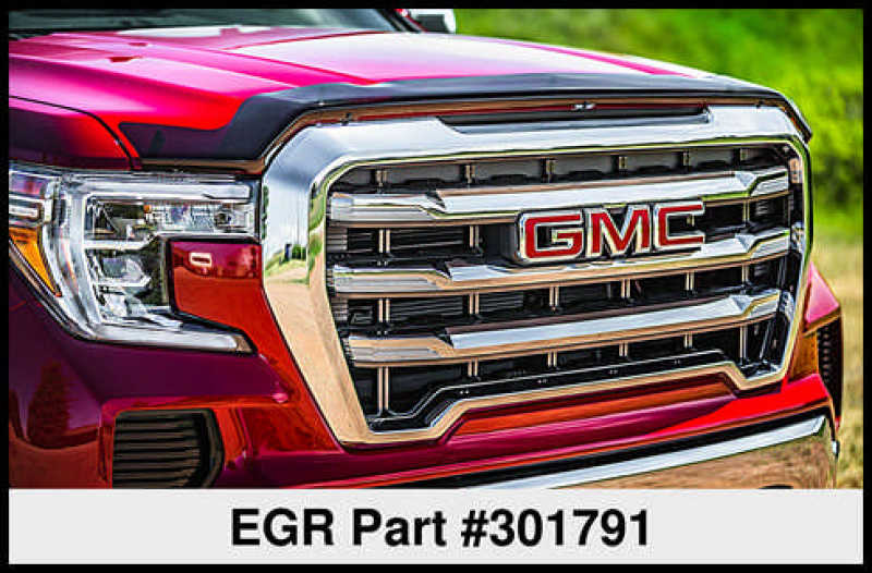 EGR 2019 GMC Sierra Superguard Hood Shield (301791) Dark Smoke 301791