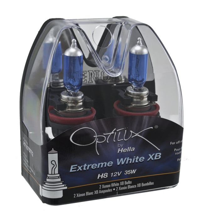 Hella Optilux H8 12V/35W XB Xenon White Bulb (pair) H71071372