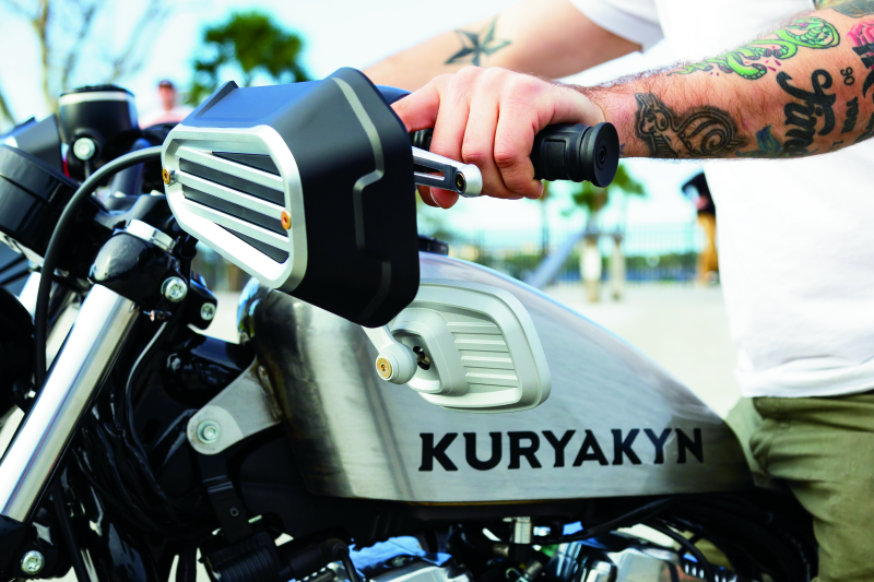 Kuryakyn Dillinger Handguards Silver 6708