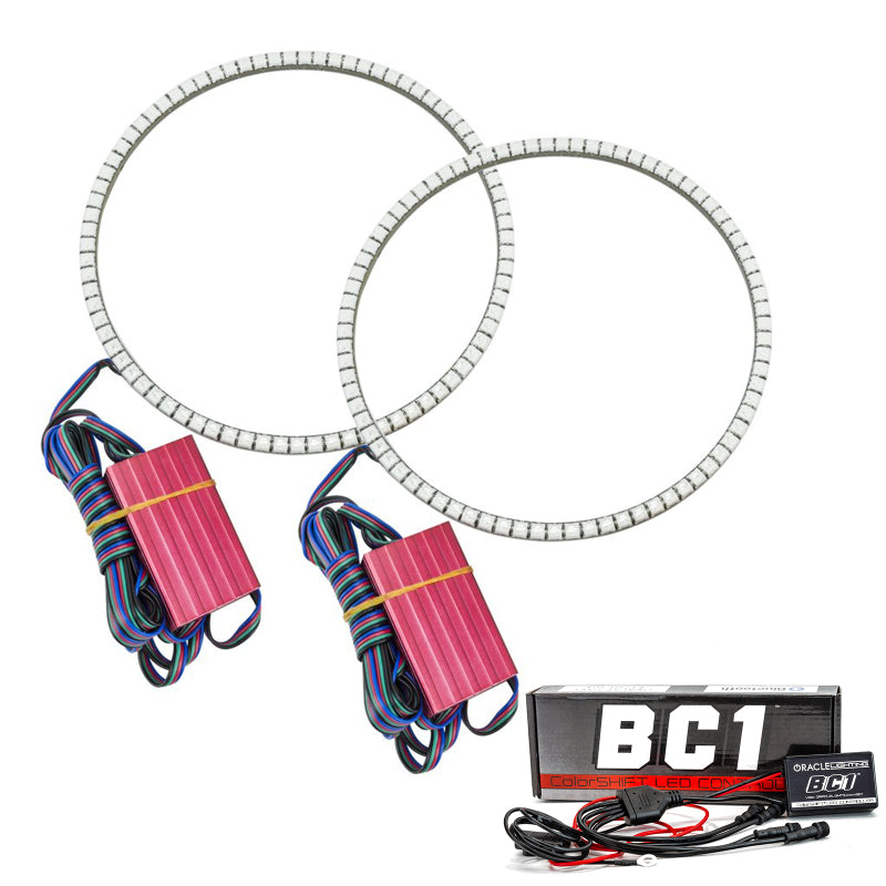 Oracle Fits Jeep Wrangler JL/JT LED Surface Mount Headlight Halo Kit W/ BC1 Controller See Warranty 1214-335