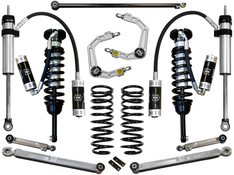 ICON 03-09 Toyota 4Runner/FJ 0-3.5in Stage 6 Suspension System w/Billet Uca K53056