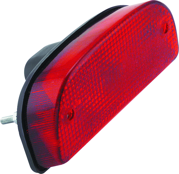 Bikers Choice Replacement Custom Fatbob Rear Taillight W/Red Lens 491307