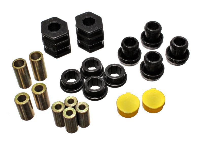 Energy Suspension 96-00 Honda Civic/CRX Black Front Control Arm Bushing Set 16.3114G