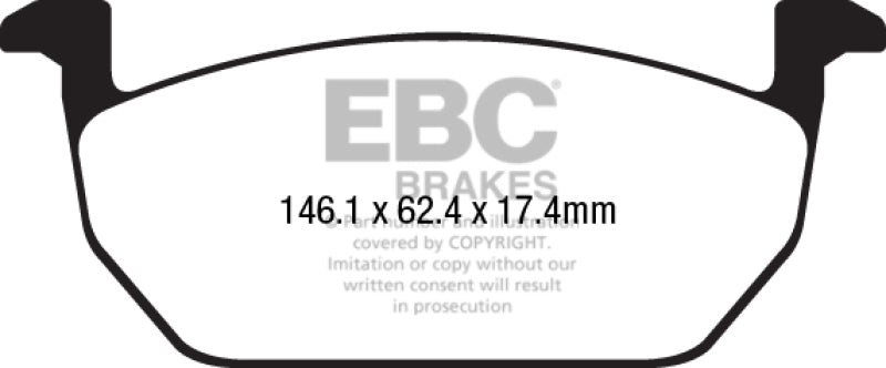 Ebc Ultimax2 Brake Pad Sets UD1968