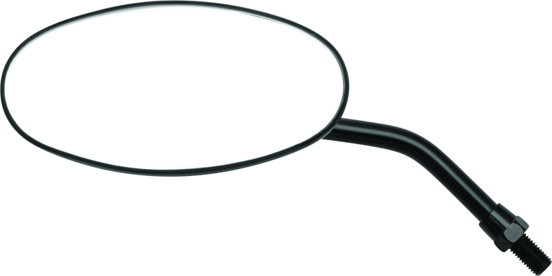 BikeMaster Adjustable Oval Mirror 10mm Each Black 600805